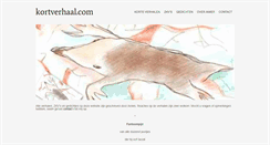 Desktop Screenshot of kortverhaal.com